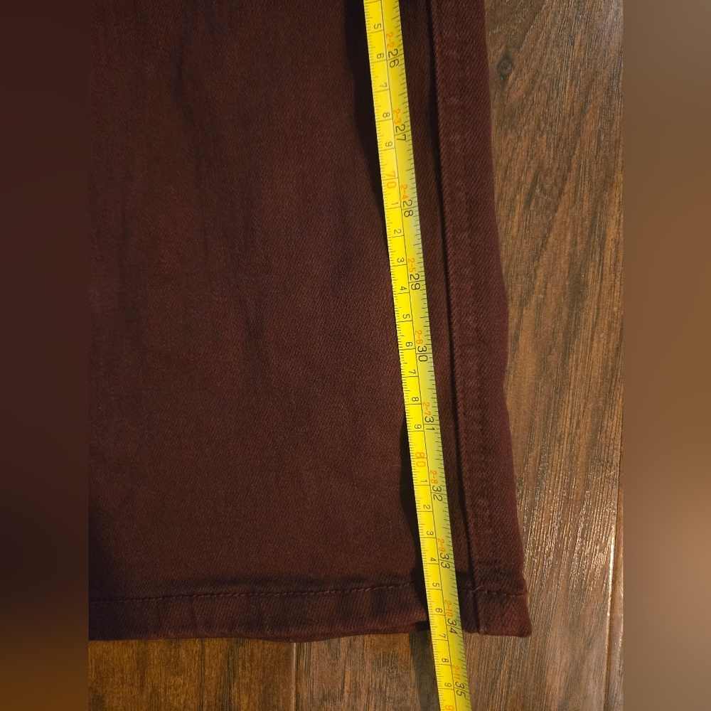 Judy Blue Dark Red Garment Dyed Wide Leg Pant 11/30 - Picture 7 of 9